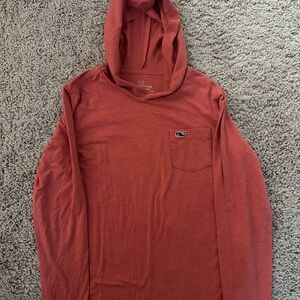 Vineyard Vines Kid's Red Hoodie Shirt